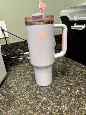 Orchid Stanley Travel Tumbler with Handle